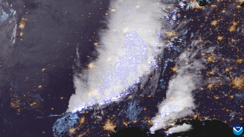 Image from NOAA's GOES-16 satellite.