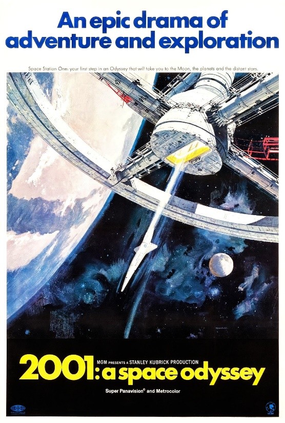 Poster for the 1968 movie <i>2001: A Space Odyssey</i>