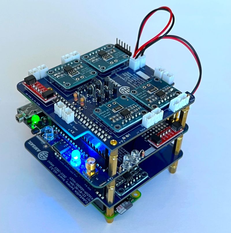 Internal 4-board stack