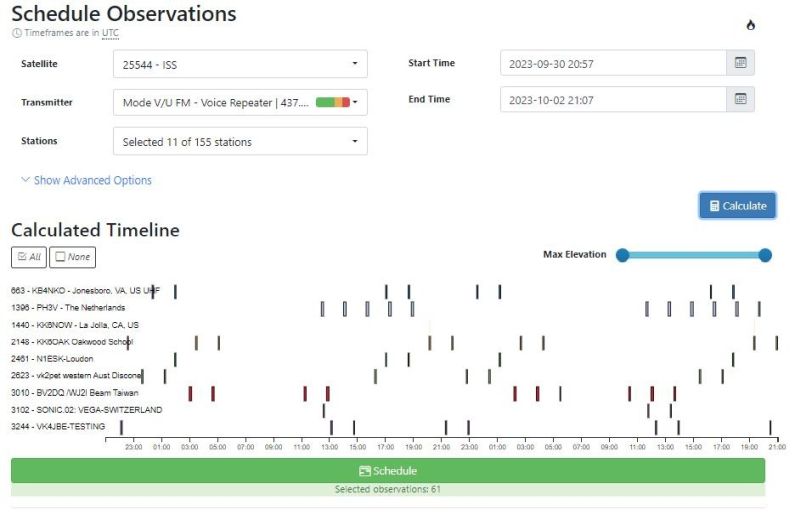 Scheduling downlinks