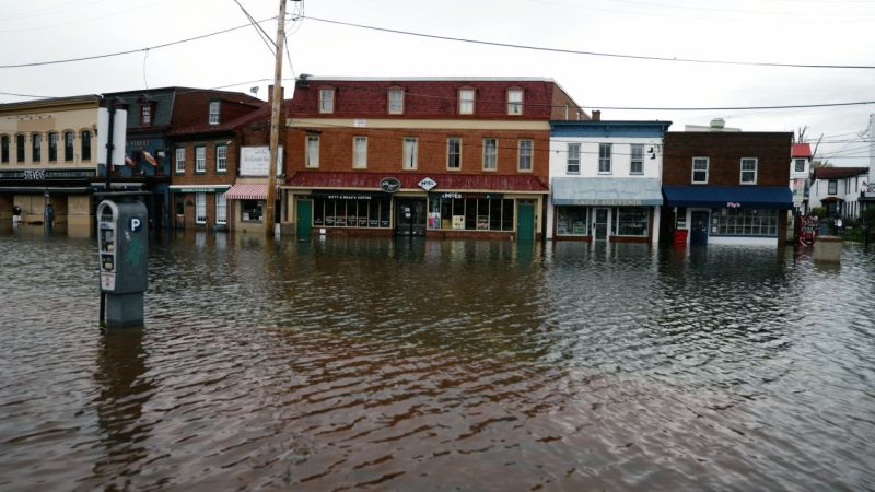 High-tide flooding, Anapolis, Maryland