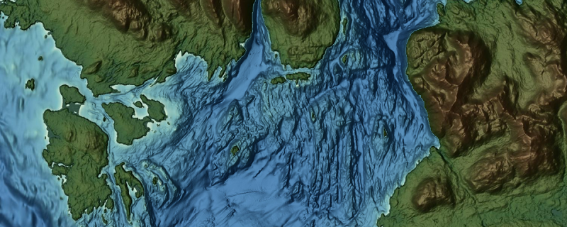 Bathymetric data displayed with NOAA NCEI's new Bathymetric Data Map Viewer