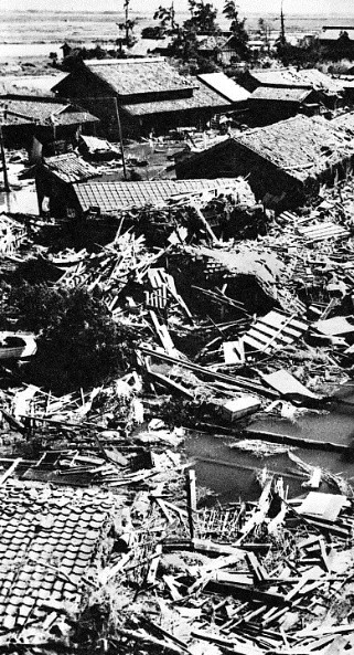 Damage from Typhoon Vera in Japan