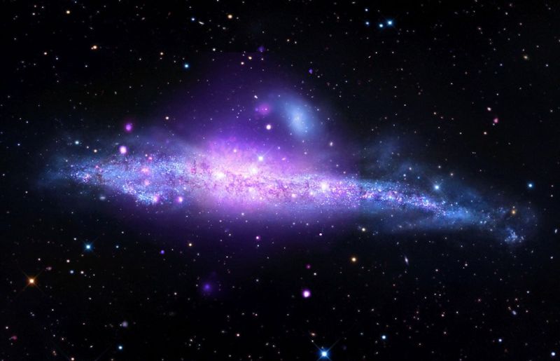 Galaxies seen by Chandra X-Ray space telescope